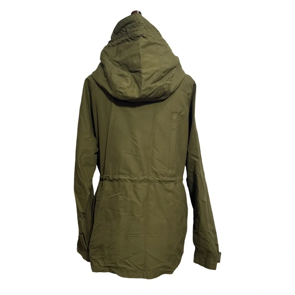 Madewell x Penfield β’ Kasson Flannel Lined Rain Field Cargo Jacket Olive Green S - Picture 7 of 16